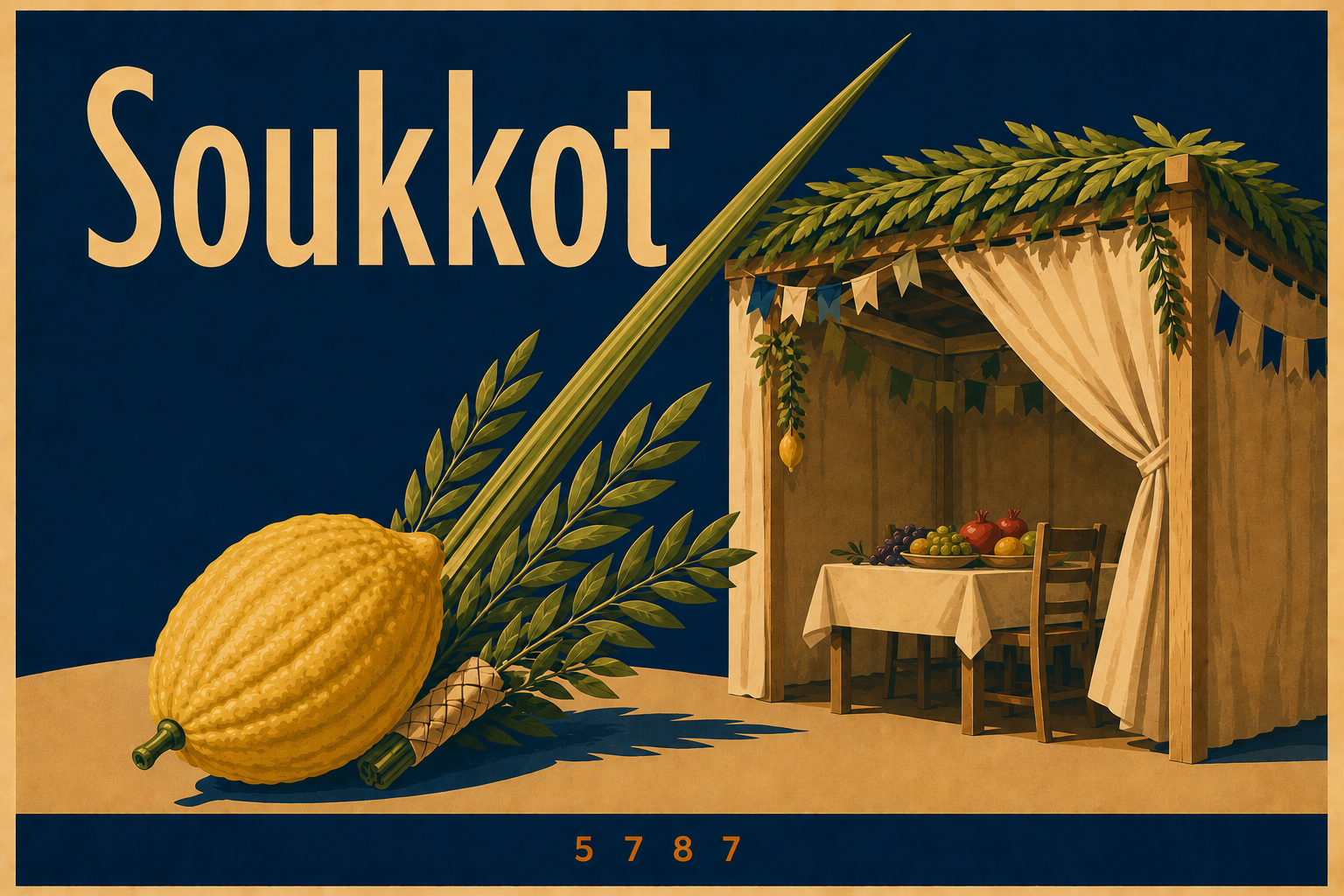 Soukkot + Repas communautaire sous la soukka