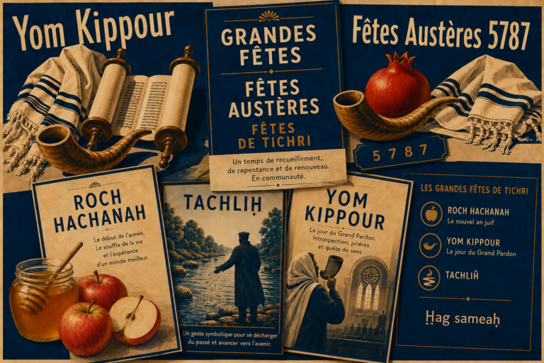 Grandes Fêtes, fêtes de Tichri, Roch haChanah et Yom Kippour